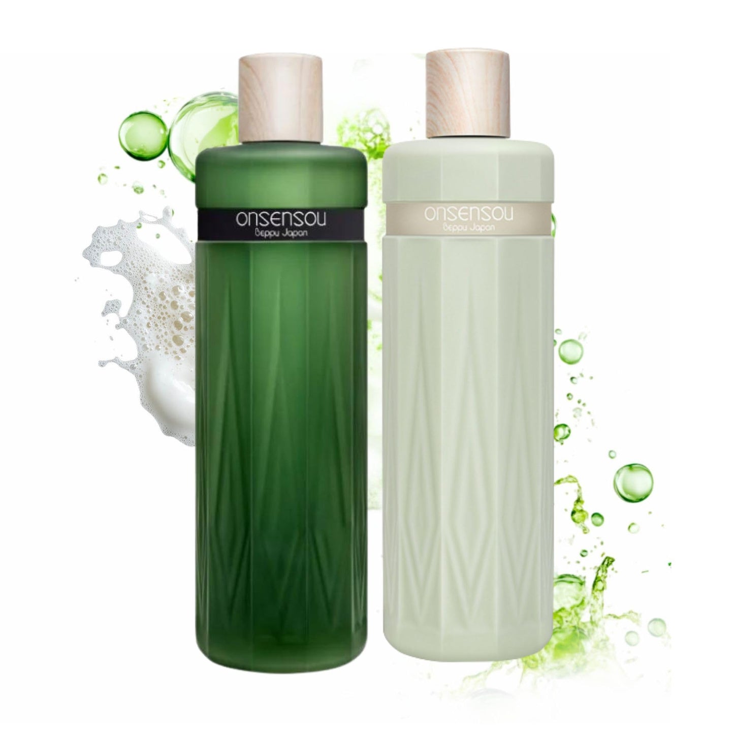 Sulfate Free Shampoo and Conditioner Set for Sensitive Scalp & Dry Hair Women & Men, Dry Scalp Shampoo and Deep Conditioner with Green Algae & Hot Spring Yeast Extract From Japan, DAILY CARE