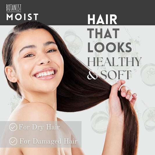 Natural Conditioner for Women, Organic Conditioner for Men with Planted-Protein, Rice Extract, Avocado Oil& Collagen, HYDRATING CONDITIONER from Japan, MOIST 16.2 Fl Oz APPLE & BERRY