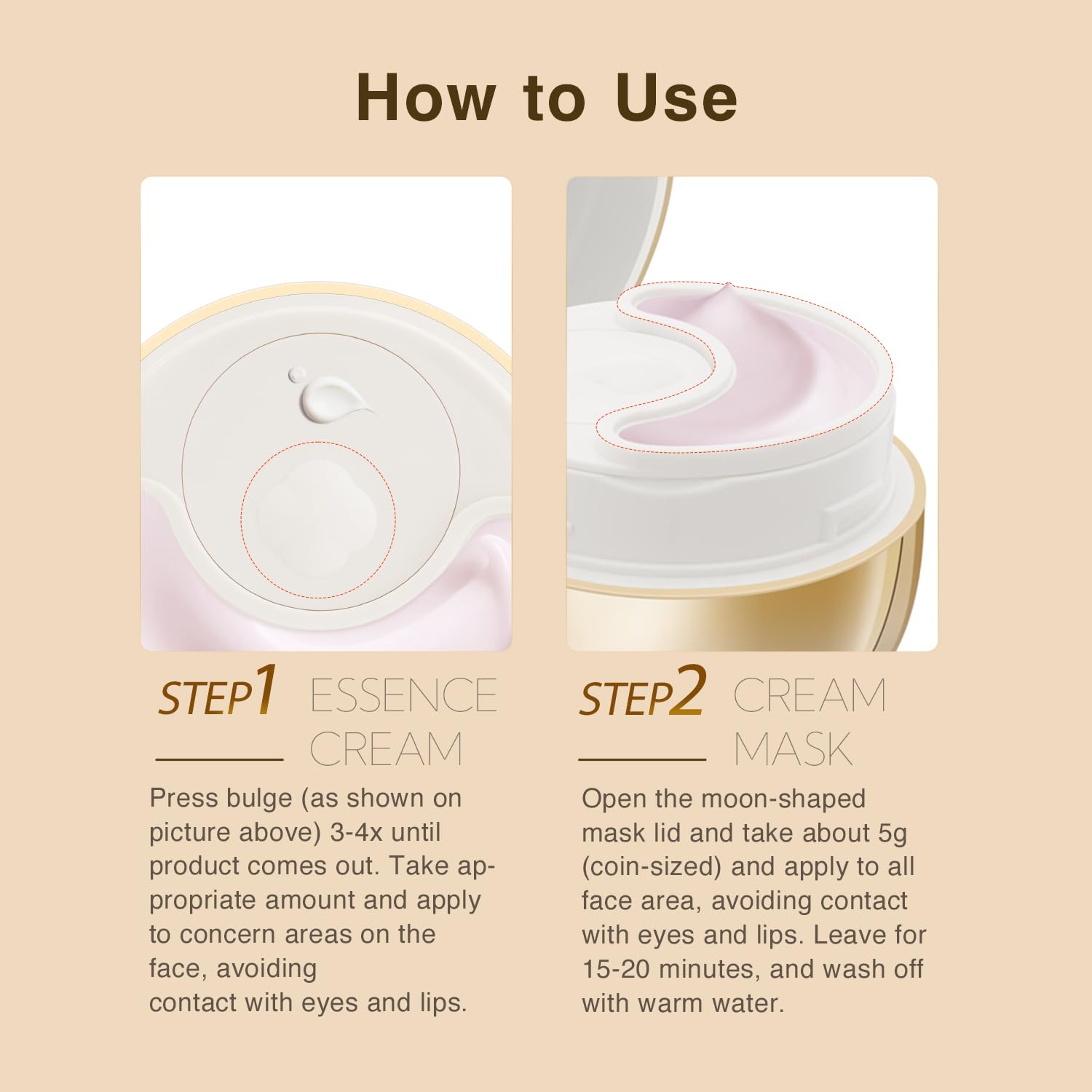 Facial Mask for Dry Skin & Fine Line, Hydrating Cream Face Mask by Peptide, Collagen & Stem Cell for Skin Firming, Face Masks for Women from Japan, Paraben Free, AG Ultimate Cream Mask, 3.8 Oz