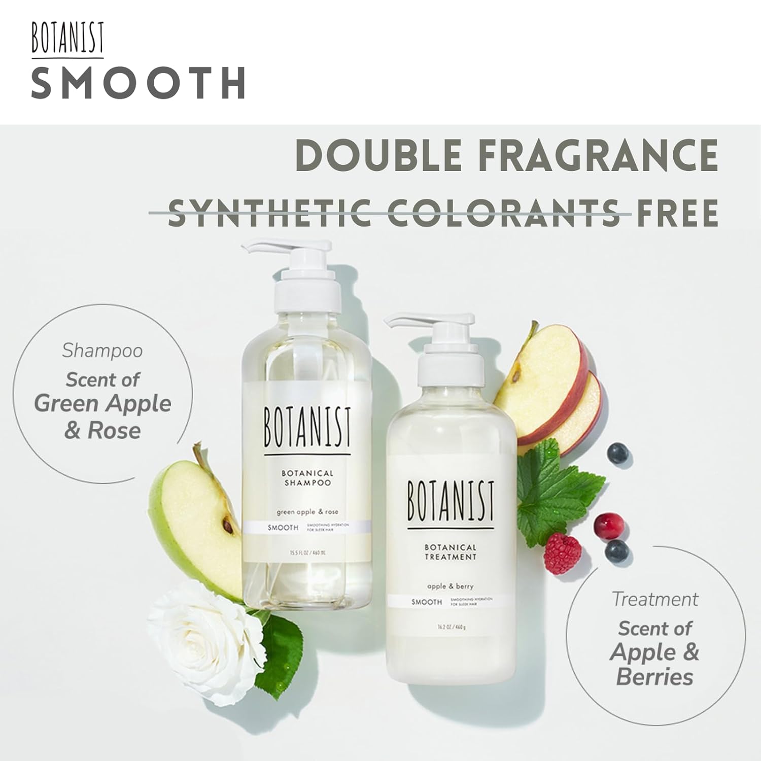 Anti Frizz Shampoo and Conditioner Set for Women & Men, Sulfate Free Shampoo and Conditioner with Keratin, Hyaluronic Acid & Collagen from Japan, Paraben Free SHAMPOO 31.7Fl Oz SMOOTH