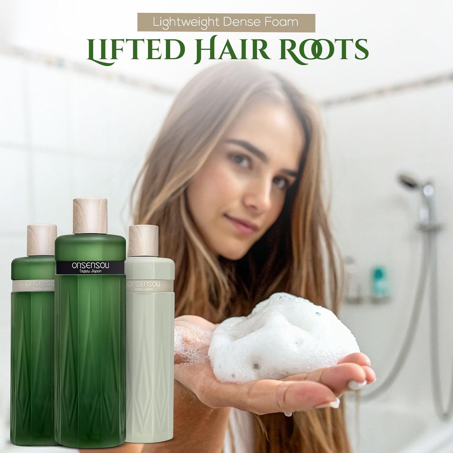 Sulfate Free Shampoo and Conditioner Set for Sensitive Scalp & Dry Hair Women & Men, Dry Scalp Shampoo and Deep Conditioner with Green Algae & Hot Spring Yeast Extract From Japan, DAILY CARE