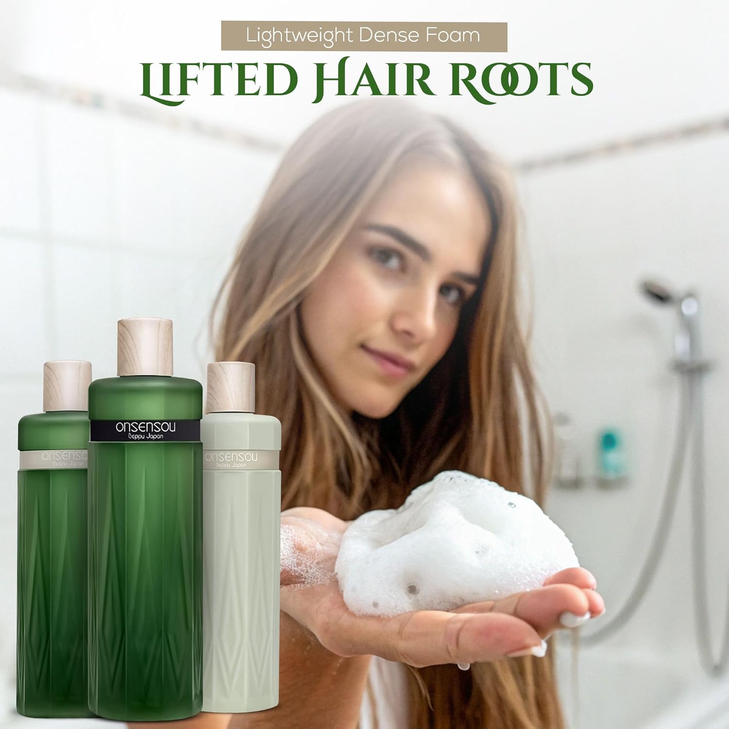 Sulfate Free Shampoo and Conditioner Set for Sensitive Scalp & Dry Hair Women & Men, Dry Scalp Shampoo and Deep Conditioner with Green Algae & Hot Spring Yeast Extract From Japan, DAILY CARE