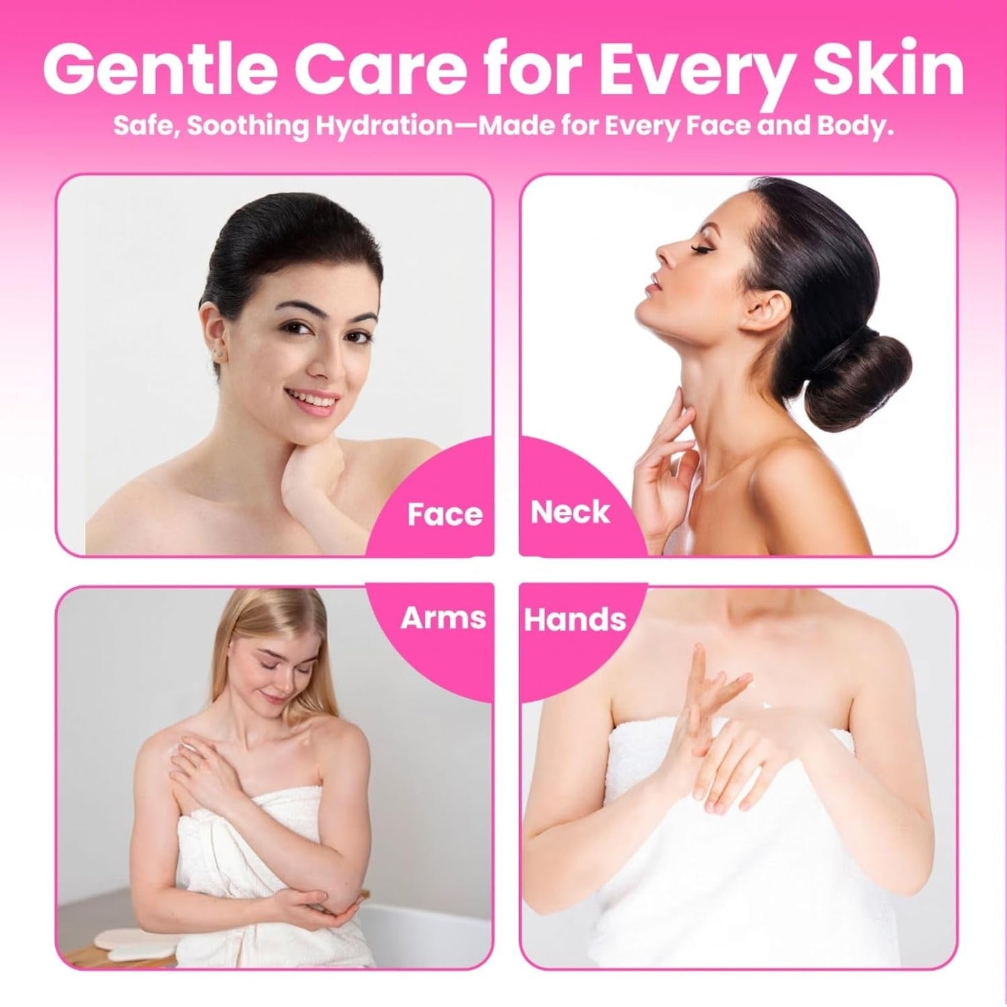 Natural & Hydrating Face Moisturizer Set with Organic Moisturizing Foaming Face Wash Cleanser & Facial Serum Essence with Vitamin C & Ceramide, Daily Use for All Skin Types, Made in Japan
