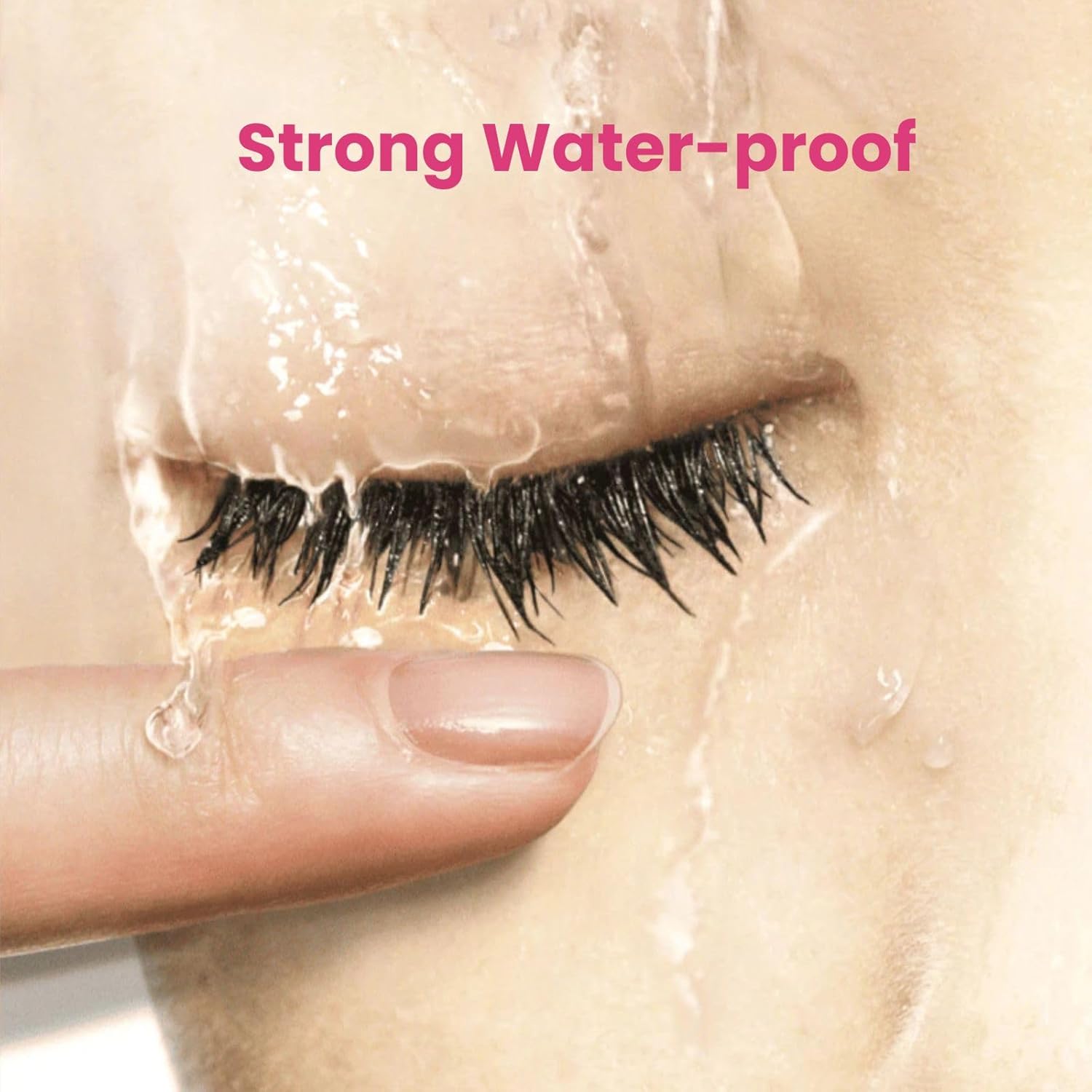 HEROINE MAKE by KISSME Brown Mascara Waterproof, MASCARA Volume and Length with Argan Oil, Camellia & Wild Rose Oil, Smudge-Proof and Long-Lasting Mascara for Women, Made in Japan, DARK BROWN, 1EA