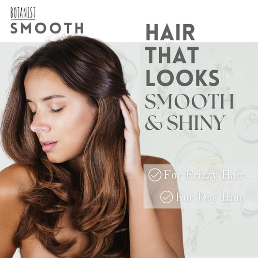 Anti Frizz Shampoo and Conditioner Set for Women & Men, Sulfate Free Shampoo and Conditioner with Keratin, Hyaluronic Acid & Collagen from Japan, Paraben Free SHAMPOO 31.7Fl Oz SMOOTH