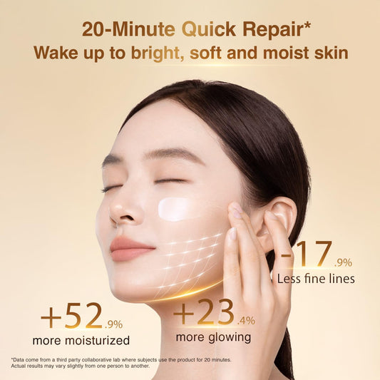Facial Mask for Dry Skin & Fine Line, Hydrating Cream Face Mask by Peptide, Collagen & Stem Cell for Skin Firming, Face Masks for Women from Japan, Paraben Free, AG Ultimate Cream Mask, 3.8 Oz